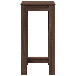 Berkfield Bar Table Brown Oak 51X50X103.5 Cm Engineered Wood - thumbnail 4