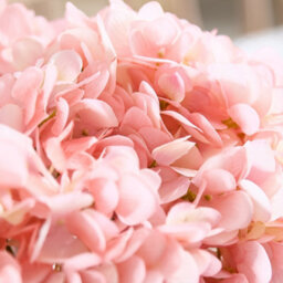 Dibor Traditional Style Pink Hydrangeas In Glass Globe Table Vase Wedding Decorations Ideas - thumbnail 4