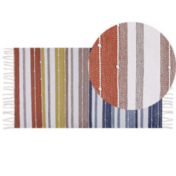Beliani Outdoor Rug Tozakli Multicolour 80 X 150 Cm - thumbnail 1