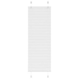 Berkfield Pleated Blind White 45X150 Cm Fabric Width 44.4 Cm Polyester