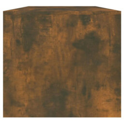 Berkfield Coffee Table Smoked Oak 102X50X45 Cm Engineered Wood - thumbnail 7