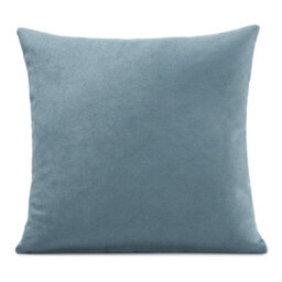 Luxury Living Plain Velvet Chenille Cushion Teal - thumbnail 3