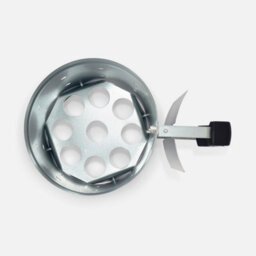Sweeek. Chimney Starter For Charcoal Barbecues Lighting Chimney Grey 15.8X15.8X27 Cm - thumbnail 4