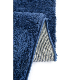Melrose Super Soft Venus Shaggy Snuggly Plain Navy X-Large Area Rug 200/290Cm - thumbnail 4