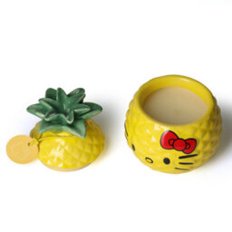 Hello Kitty Seasons Summer Themed Candle, Reusable Jar Candle With Tropical Pinapple Scent - thumbnail 4