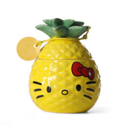 Hello Kitty Seasons Summer Themed Candle, Reusable Jar Candle With Tropical Pinapple Scent - thumbnail 1
