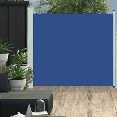 Walplus Patio Retractable Side Awning Garden Sun Shade Canopy Gazebo For Back Door, Porch, Patio 170X300 Cm Blue - image 1
