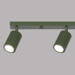 Sollux Lighting Karbon Aluminum Olive Green 4 Lights Minimalist Ceiling Light - thumbnail 6