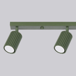 Sollux Lighting Karbon Aluminum Olive Green 4 Lights Minimalist Ceiling Light - thumbnail 7