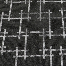 Jvl Vector Machine Washable Latex Backed Runner Doormat, 57X150Cm, Black - thumbnail 3