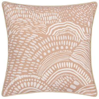 HÖEM Hoem Nola Abstract Piped Polyester Filled Cushion - image 1