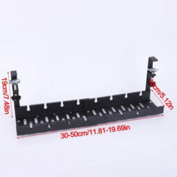 Cable Management Metal Under Desk Tray - thumbnail 2