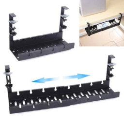 Cable Management Metal Under Desk Tray - thumbnail 4