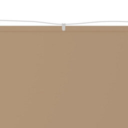 Walplus Vertical Awning Garden Sun Shade Canopy Gazebo For Back Door, Porch, Patio Taupe 140X600 Cm Oxford Fabric - thumbnail 3