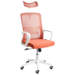 Beliani  Office Chair Monarch Coral - thumbnail 6