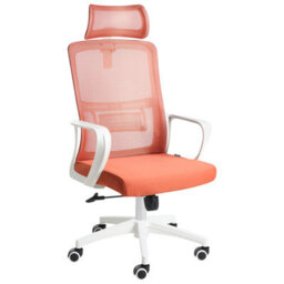 Beliani  Office Chair Monarch Coral - thumbnail 5
