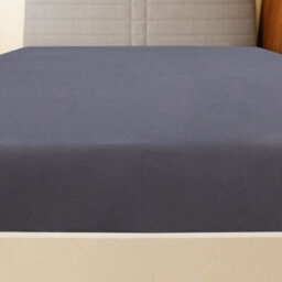 Walplus Jersey Fitted Sheets 2 Pcs Anthracite 160X200 Cm Cotton - thumbnail 3