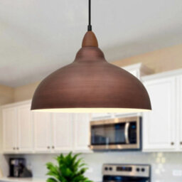 Long Life Lamps Company Industrial Ceiling Rustic Copper Pendant Light Barn Lamp Shade H3128 - thumbnail 7