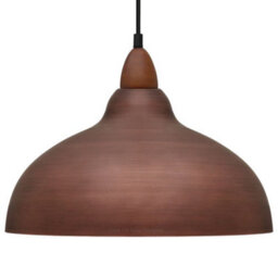 Long Life Lamps Company Industrial Ceiling Rustic Copper Pendant Light Barn Lamp Shade H3128 - thumbnail 4
