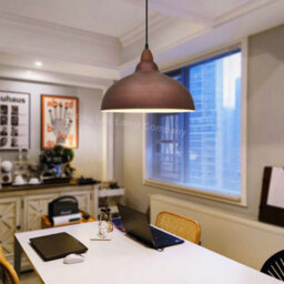 Long Life Lamps Company Industrial Ceiling Rustic Copper Pendant Light Barn Lamp Shade H3128 - thumbnail 9