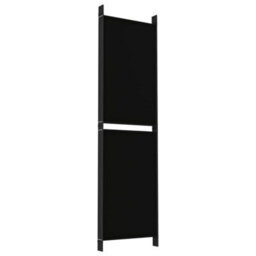 Vidaxl 5-Panel Room Divider Black 250X180 Cm Fabric Room Dividers - thumbnail 6