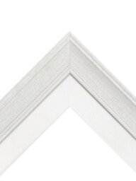 Frames By Post Scandi Limed White Frame With White Mount For Image Size 9 X 7 Inch - thumbnail 3