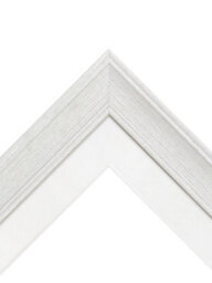 Frames By Post Scandi Limed White Frame With White Mount For Image Size 9 X 7 Inch - thumbnail 4