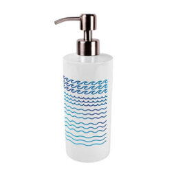 Purely Home Sailing Boats Stainless Steel Soap Dispenser - Pump Action Refillable Bathroom & Kitchen Décor - thumbnail 4