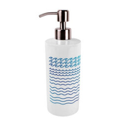 Purely Home Sailing Boats Stainless Steel Soap Dispenser - Pump Action Refillable Bathroom & Kitchen Décor - thumbnail 3