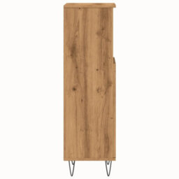 Berkfield Bathroom Cabinet Artisan Oak 30X30X100 Cm Engineered Wood - thumbnail 5