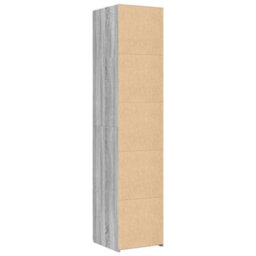 Berkfield Highboard Grey Sonoma 40X42.5X185 Cm Engineered Wood - thumbnail 6