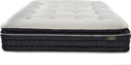 ELLE Decoration The Moonstone Natural Pocket Sprung, Single Mattress, Luxury Wool Handcrafted, Pressure Relief Pillowtop, Temperture Controlled