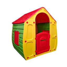 Samuel Alexander 1.09M Yellow & Red Kids Indoor Outdoor Plastic Wendy House Magical Playhouse - thumbnail 9