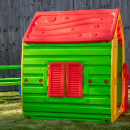 Samuel Alexander 1.09M Yellow & Red Kids Indoor Outdoor Plastic Wendy House Magical Playhouse - thumbnail 6