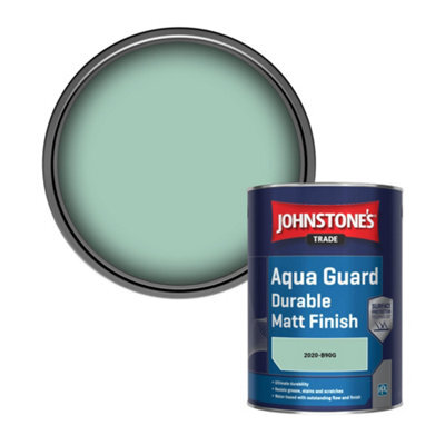 Johnstone's Trade Wood & Metal Aqua Guard Durable Matt Paint (2020-B90G) 1L - image 1