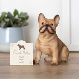 French Bull Dog Ornament With Mini Standing Sentiment Card - thumbnail 5