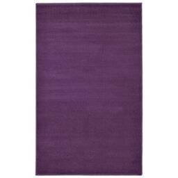Melrose Colorama Plain Purple Plum Medium Indoor Area Rug 080/150Cm - thumbnail 4