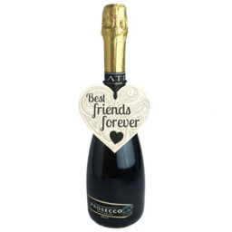 Red Ocean Friendship Best Friends Forever Sign Hanging Wooden Shabby Chic Love Heart Gift - thumbnail 3