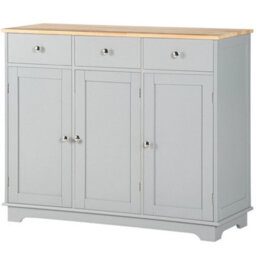 Sideboard Buffet Cabinet With Storage Cabinets And Drawers, Grey - thumbnail 1