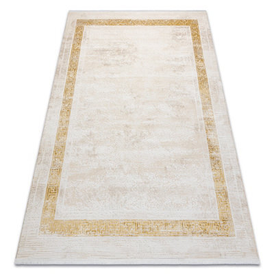 RugsX Modern Carpet Duke 51524 Cream / Gold - Frame, Greek Structured, Very   200X290 Cm - image 1