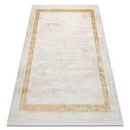 RugsX Modern Carpet Duke 51524 Cream / Gold - Frame, Greek Structured, Very   200X290 Cm - thumbnail 4