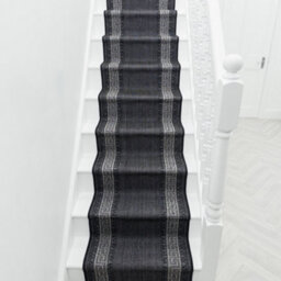 Greek Key Stair Runner - Hardwearing, Non-Slip & Durable Carpet For Stairs & Staircases, Multiple Lengths - thumbnail 5