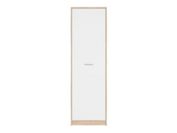 Arte Nepo Plus 60 Cm Closed Bookcase With Door Oak Sonoma Carcass White Front - thumbnail 2