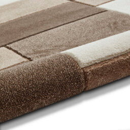 Beige Brown Rug, 10mm Thickness Geometric Rug, Beige Brown Rug For Bedroom, Living Room, & Dining Room-120Cm X 170Cm - thumbnail 5