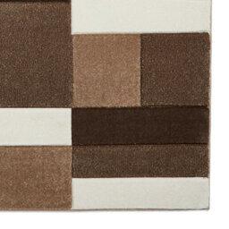 Beige Brown Rug, 10mm Thickness Geometric Rug, Beige Brown Rug For Bedroom, Living Room, & Dining Room-120Cm X 170Cm - thumbnail 3