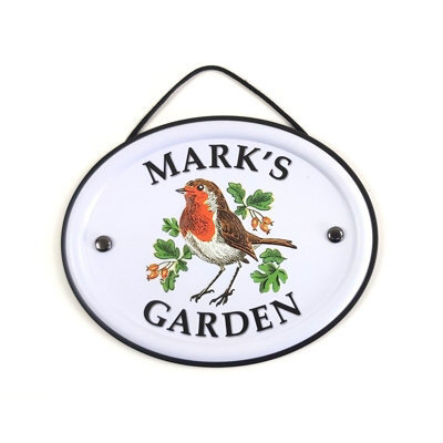 Mulberry Studios Decorative Bird Garden Sign - Mark's Garden