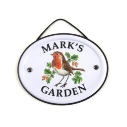 Mulberry Studios Decorative Bird Garden Sign - Mark's Garden