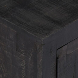 Berkfield Tv Cabinet Black 118X30X40 Cm Solid Mango Wood - thumbnail 6