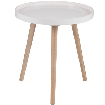 Pacific Lifestyle Small Blush Pink Round Tripod Side Table - image 1