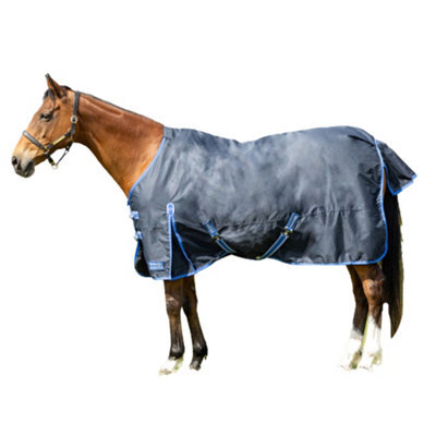 "Hy Stormx Empra Standing Collar Horse Turnout Rug Navy (5 9"")" - image 1